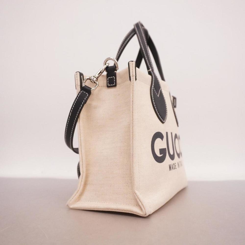 Gucci handbag 772144 canvas ivory navy ladies - Picture 2 of 16